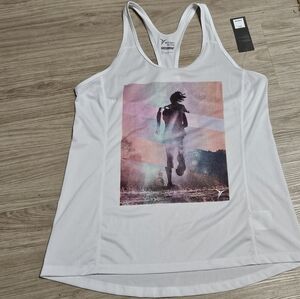 BNWT - Pink & White Old Navy Tank Top - Sz Lg